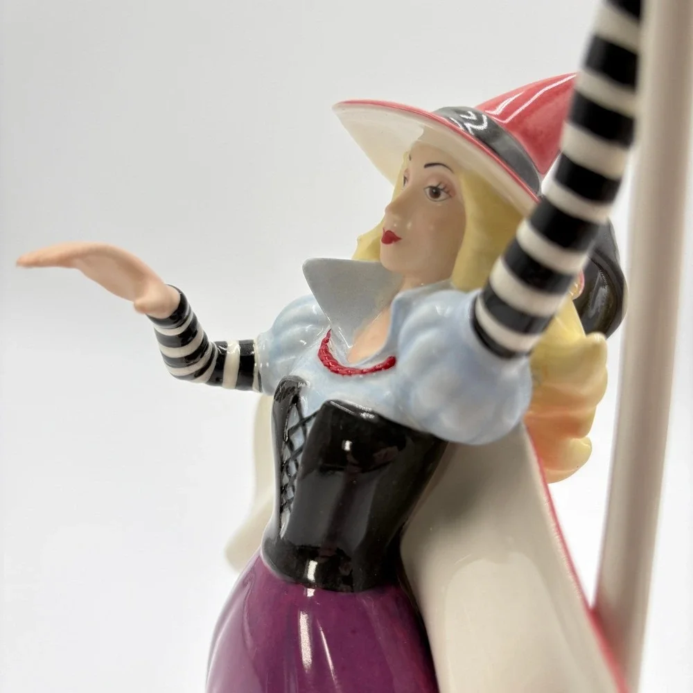 Lenox Wicked Witch of the East Wizard of Oz Porcelain Figurine Ruby Slippers 11